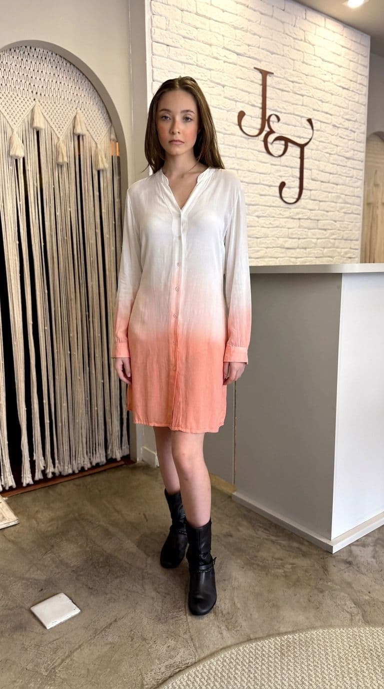 Chemise Degradê Coral — foto 1