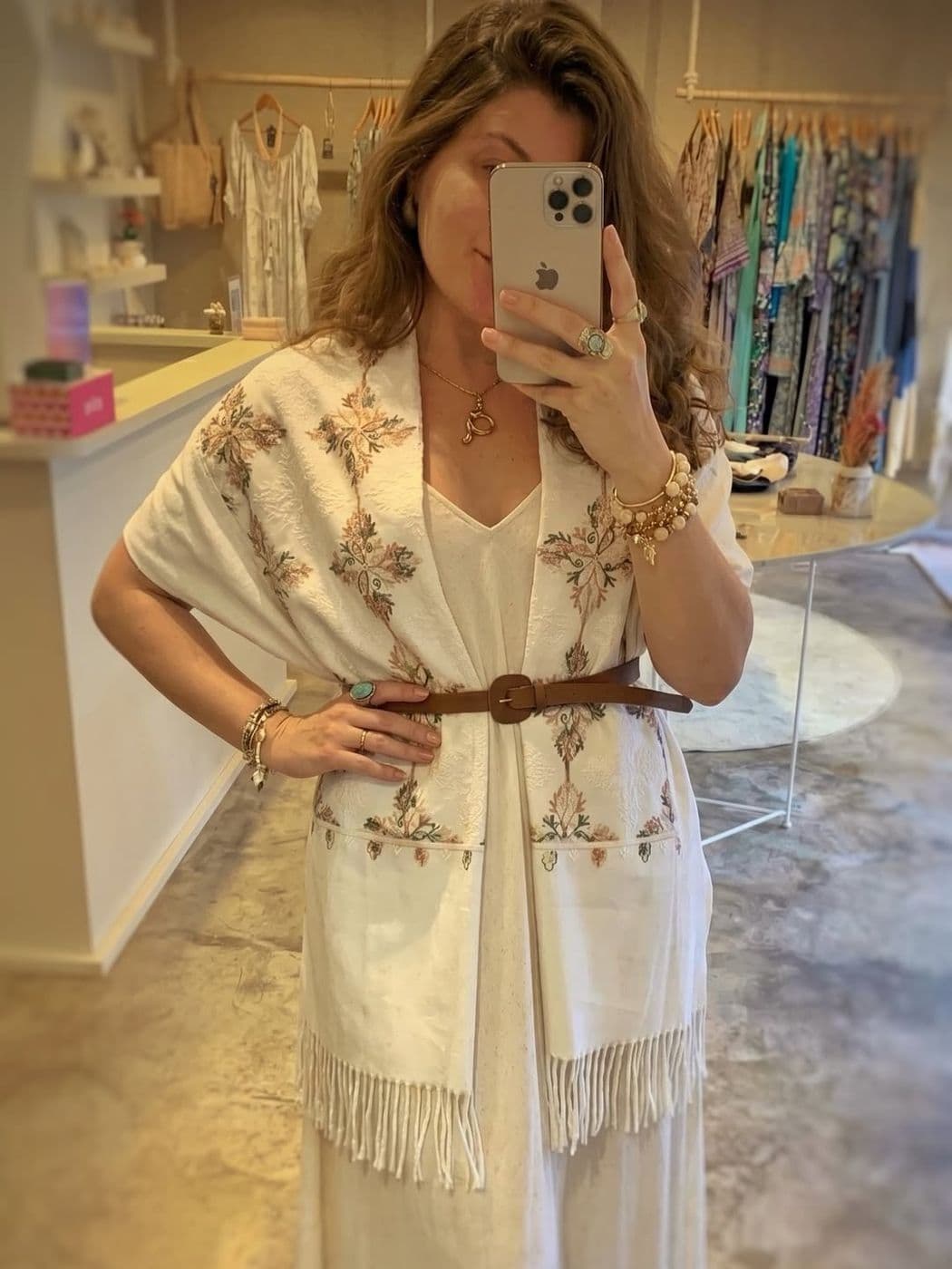 Kimono Bordado Lua — foto 6