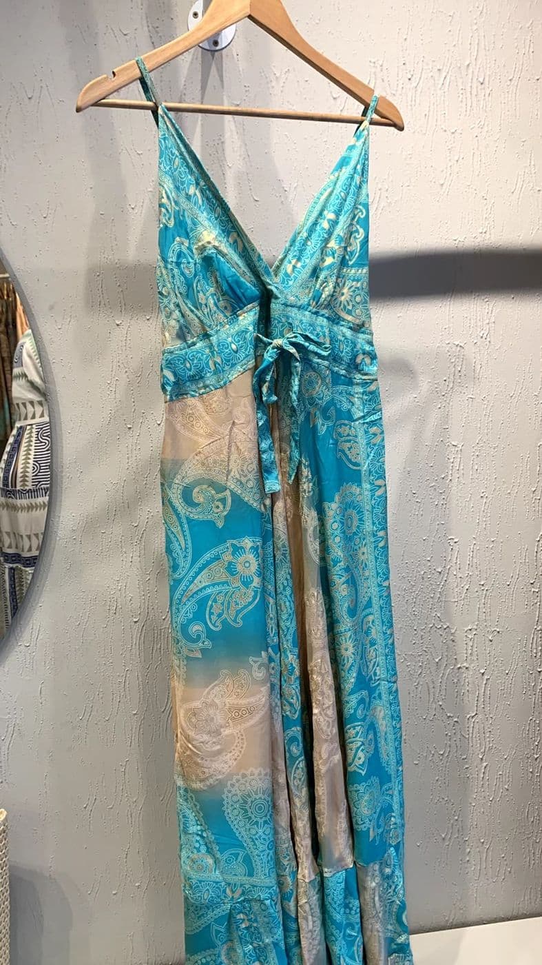 Vestido Frente Única Água-Marinha — foto 4
