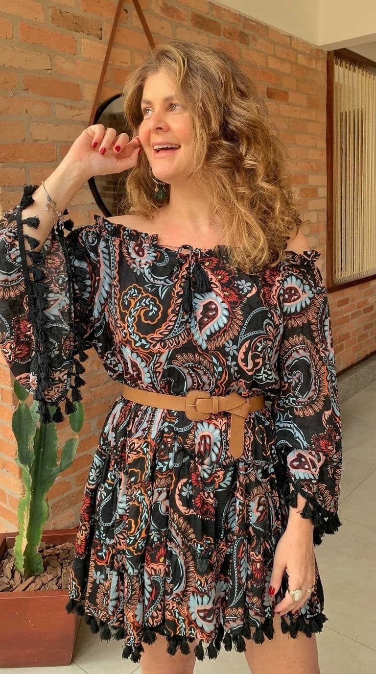 Vestido Curto Gypsy Noir — foto 5