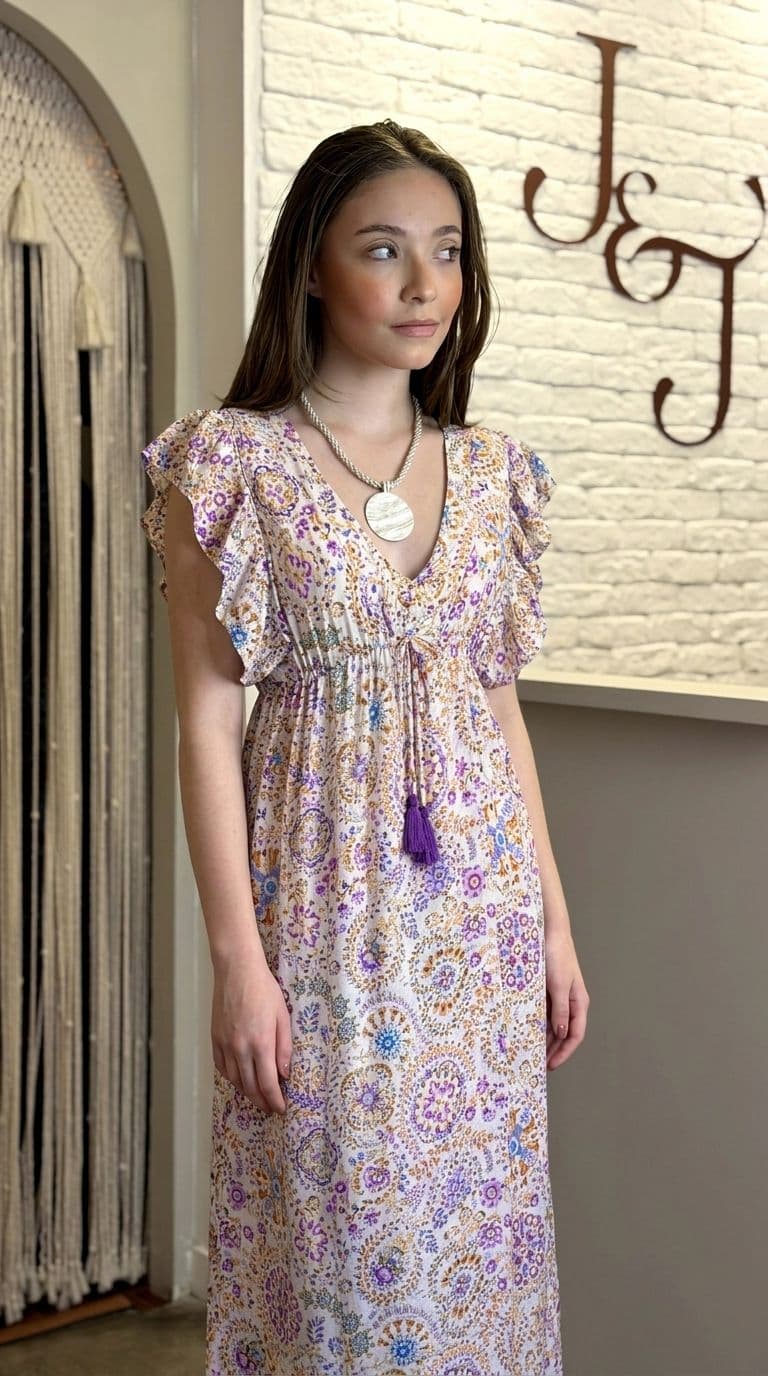 Vestido Longo Lavanda — foto 1