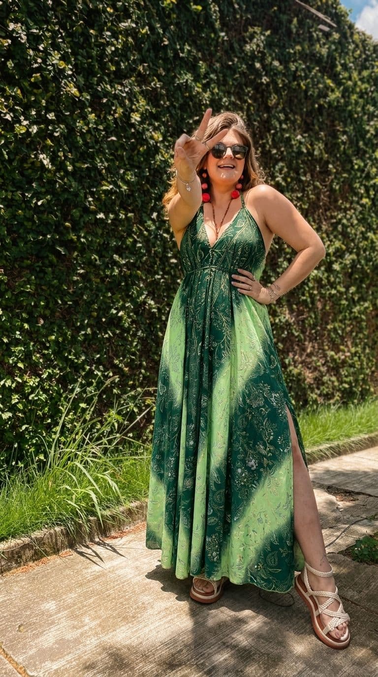 Vestido Frente Única Mata Atlântica — foto 3